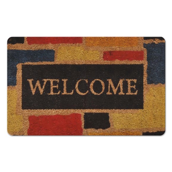 Tapis de Bain Séchage Rapide & Super Absorbant avec Dos en Caoutchouc Antidérapant - Facile à Nettoyer & Lavable en Machine Tapis de Salle de Bain (20x32 Pouces)