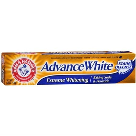 ARM & HAMMER Advance Blanc Extreme Whitening avec taches défense Dentifrice, 6 oz (Pack of 6)