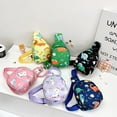 thumbnail image 3 of Bolso para niños Bolso bandolera con dibujos de dinosaurios para niño Bolso bandolera para teléfono para niña Bolso de pecho para niño, 3 of 6