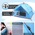 thumbnail image 2 of Ktaxon 2-3 Person Camping Tent Waterproof Automatic Tent Double-Deck,Two-Door, 2 of 9