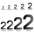 thumbnail image 2 of Clearance! 6 Inch Metal House Number Metal Letters House Address Number House Numbers For Outside Mailbox Numbers For Outside Black Modern Metal Numbers And Letters 5.9*5.5*0.8 in C, 2 of 6