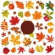 thumbnail image 1 of 12X AccióN de Gracias Hojas de OtoñO Adhesivos para Ventana CalcomaníAs para Ventana Adhesivos de OtoñO para Ventana de Vidrio DecoracióN de OtoñO Estacional, 1 of 4
