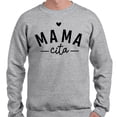 thumbnail image 2 of Heart Mamacita Sweatshirt Unisex 5X-Large Grey, 2 of 5