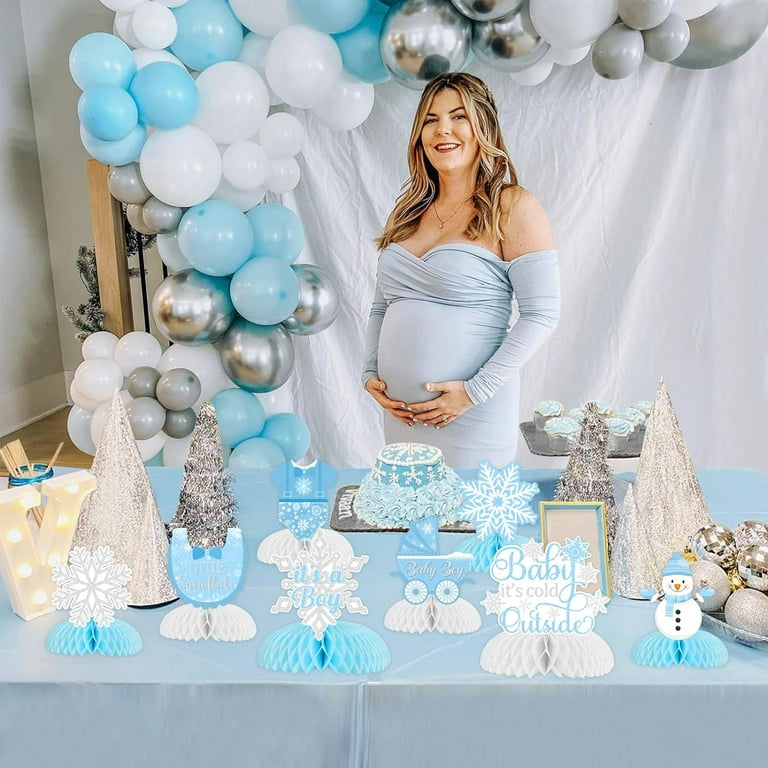 Blue Elephant Theme Baby Shower Decorations For A Boy Party City