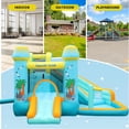 thumbnail image 2 of Arlopu Inflatable Bounce House for Kids with Blower, Children's Castle Bounce House with Water Slide, Bouncing Area & Splash Pool for Indoor Outdoor Use, 2 of 6