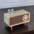 thumbnail image 5 of Crosley Milton Retro FM Radio, Portable Bluetooth Speaker with Aux Input, Vintage Home Decor, 5 of 11