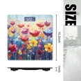 thumbnail image 2 of Bathroom Scale, Highly Accurate Digital Body Scale,Precisely Measures Weight up to 400 lbs-Abstract Painting Of Colorful Wildflowers Of Poppies And Daisies, 2 of 4
