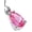 Pink, variant on Fashion Alloy Silver-Tone Womens Solitaire Teardrop CZ Pendant Necklace