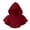 Wine, variant on Iyufng Unisex Matte Short Cape Pointed Wizard Hood Flared Hem Cloak Mage Fairy Cosplay Wrap Cover Up for Halloween Carnival Party