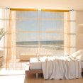 thumbnail image 4 of Cortina de ventana con cadena de borlas brillantes Ormromra amarillo, 4 of 6