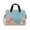 Colorful Starfish and Seashells, variant on 16" Laptop Briefcase for Work Travel Laptop Shoulder Bag Carrying Handbag Laptop Case Watercolor Powder Blue Pattern