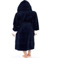thumbnail image 2 of Peignoir Femme en Flanelle Chaud Long Robe Taille Lacée avec Poche pour Automne Hiver, 2 of 5