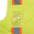 thumbnail image 3 of Radians Rad Wear ANSI Class 2 Hi Vis Green Safety Vest, XL, 3 of 8