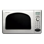 Sharp R-55TS - Microwave oven - 0.5 cu. ft - 650 W - stainless steel/black with toaster