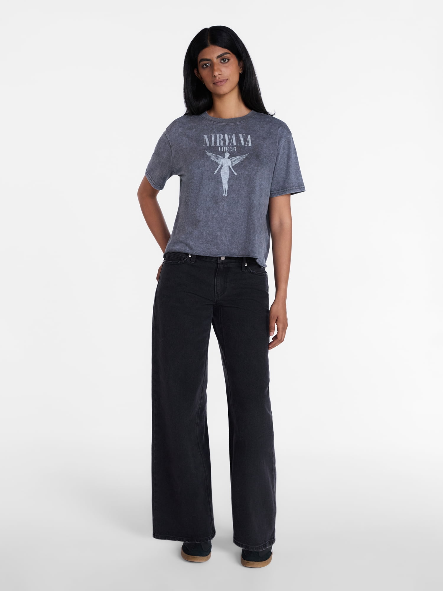 Nirvana Women's In Utero Graphic Tee with Short Sleeves, Sizes XXS-XXL