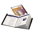 thumbnail image 2 of "Showfile Display Book W/custom Cover Pocket, 24 Letter-Size Sleeves, Black | Bundle of 2 Each", 2 of 2