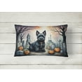 thumbnail image 3 of Carolines Treasures DAC2051PW1216 16 x 12 in. Unisex Scottish Terrier Spooky Halloween Fabric Decorative Pillow, 3 of 4