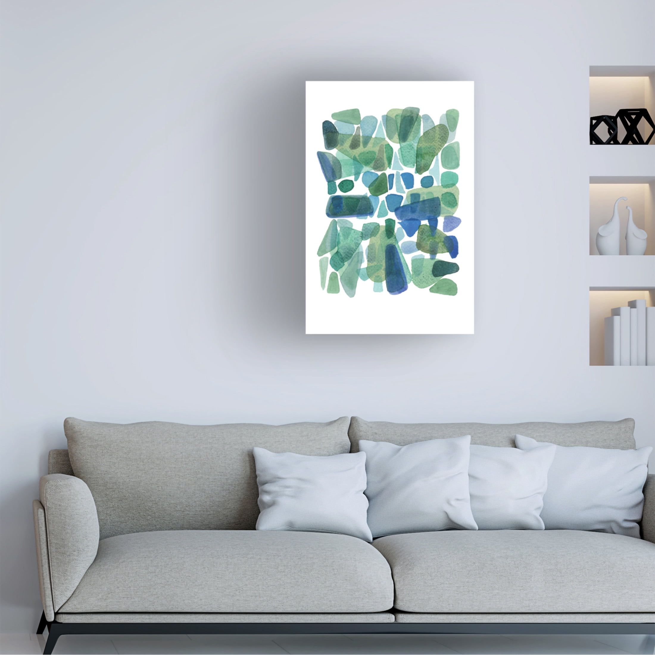 Trademark Fine Art Louise van Terheijden Broken Glass Canvas Wall Art