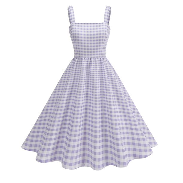 Vestido Corto de Verano de las Mujeres de Malla de Manga Corta Bordado Vestido de Pastel Retro, Vestido Ligero Casual para la Fiesta Y las Vacaciones