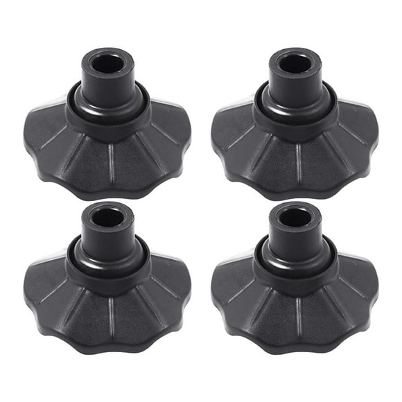 4 Pcs Housses de Pieds de Chaise Housses de Pieds de Meubles pour Camping Sols en Bois Extérieur 16mm