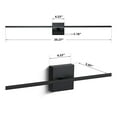 thumbnail image 2 of Modern Vanity Lighting Fixtures 24/30/39 inch Bathroom Vanity Lights Over Mirror Wall Sconce for Bathroom 39-Inch - Black, 2 of 5