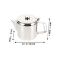 thumbnail image 4 of WHAMVOX stovetop kettle metal coffee pot Making Oatmeal 1Pcs, 4 of 8