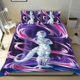 thumbnail image 1 of Freezer Conjunto de sábanas temático, trío de piezas, cómodo y amigable con la piel, diseño único, regalo de decoración para el hogar para familiares, amigos y fans,140cm *210cm, 1 of 6