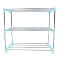 thumbnail image 2 of KAKOWELY Shoe Storage Rack 1pc Three-layer Shoe Rack Household Shoe Shelf Multi-Use Shoe Storage Rack20.87"X16.93"X10.12", 2 of 5
