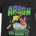 thumbnail image 3 of The Spongebob Movie: Search For Squarepants - Arrgh You Ready - Youth Girls Short Sleeve T-Shirt, 3 of 6