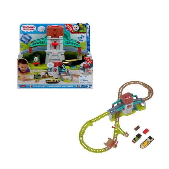 Pista de Juguete Thomas & Friends Interactiva Bulstrode con Doble Puente