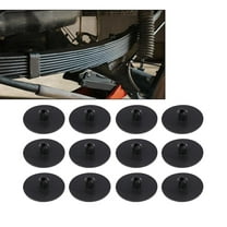PIT66 2" Leaf Spring End Tip Pad Anti Squeak Insert Cushion Plastic Silencer 12 Pcs Round 2 Inch