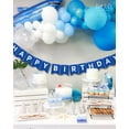 thumbnail image 2 of ¡Te espera una aventura marina! Set de guirnalda y letrero de feliz cumpleaños azul marino (13 piezas) para fiestas de cumpleaños de niños., 2 of 5