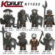 thumbnail image 3 of BlockCraftsman 11 Figuras de Soldados Orcos | Lobo de Guerra de LOTR | Decoración de Escritorio Antigua y Regalos para Fans de la Historia, 3 of 10