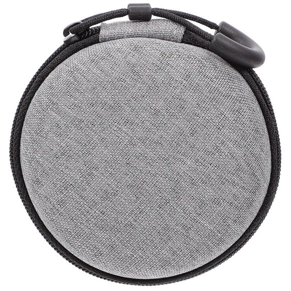 1 Pc Large Capacity Earbud Case Portable Earphone Carrying Case (Silver)