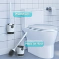 thumbnail image 7 of 2X Toilet Brush with Holder, Silicone Toilet Bowl Cleaning Brush and Holder Set, 7 of 7
