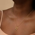 thumbnail image 5 of GDCOIN Snake Necklace 14K Gold Plated Heart Jewelry Valentines Gift, 5 of 8