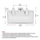 thumbnail image 5 of Aluminium Alloy Water Coolant Overflow Expansion Mirror Polished Windscreen Washer Bottle Intercooler Spray For Tank 2 L, 5 of 5