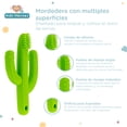 thumbnail image 4 of Kids Heroes Mordedera para Bebe en Forma de Cactus con Cepillo de Dientes Bebe 2 en 1, Silicona de Grado Alimenticio Libre de BPA, 0-12 Meses, 4 of 9