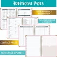 thumbnail image 2 of Bxaolu 2027 Appointment Book - July 2026 - June 2027,Academic Calendar with Weekly ＆ Monthly, 8.5'' x 15.8'', A5, 2027 Daily Planner Schedule Book with Tabs with Tabs, Hard Cover (Light Blue), 2 of 9