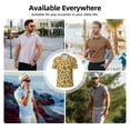 thumbnail image 6 of Daiia Leaves Avocado Pattern Men’s Polo Shirts,Solid Deck Shirt,Classic Fit, Breathable Cotton Polo for Casual and Sport Wear-Small, 6 of 7