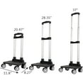 thumbnail image 5 of Backpack Trolley - 5 Wheels Folding Compact Lightweight Luggage Cart, Travel Trolley for Bags/Lunch Backpack/Golf Bag (5 Wheels), 5 of 8