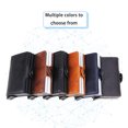 thumbnail image 4 of Guardurnaity Rfid para hombre, caja de crédito, bolsa de dinero, Mini estuche, monedero, billetera inteligente, moneda de moda, delgada, Type3 NO3, 4 of 6