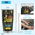thumbnail image 5 of Father’s Day Gift for Dad - Stainless Steel Tumbler 20oz for men - Perfect Birthday, Valentines Day, Father''s Day, Christmas Gift for Dad from Daughter Son Wife - Leakproof and Durable, 5 of 6
