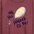 thumbnail image 3 of Dr. Seuss - Oh The Places I'll Go Balloon - Women's Lightweight French Terry Long Sleeve Shirt, 3 of 6