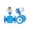 DN20, variant on Water Flow Meter Accuracy 1.0% Digital Liquid Electromagnetic Flowmeter For Sewage Wastewater Seawater ,Stable Performance