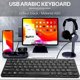 thumbnail image 3 of High Quality Wired USB Arabic/English Bilingual Keyboard compatible with Tablet/Windows PC/Laptop/IOS/Android, 3 of 5