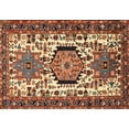 thumbnail image 1 of Ahgly Company Indoor Rectangle Traditional Saffron Red Persian Area Rugs, 7' x 9', 1 of 6
