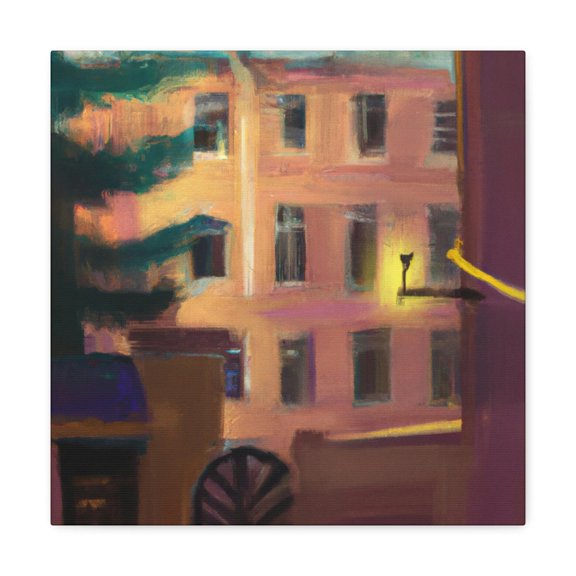 Soft Minimalist Perspective - Canvas