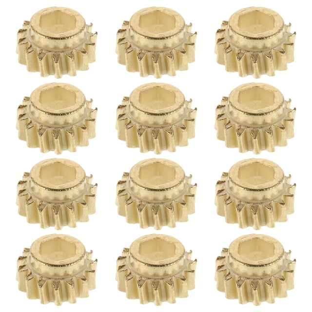 UPGRATOR 12Ud Accesorios De Engranajes De Afinación Para Guitarra Dorados Con Duradero Y Preciso