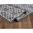 thumbnail image 6 of Abani Quartz 4'W x 6'D QRZ180A Grey White Traditional Moroccan Trellis Area Rug, 6 of 7